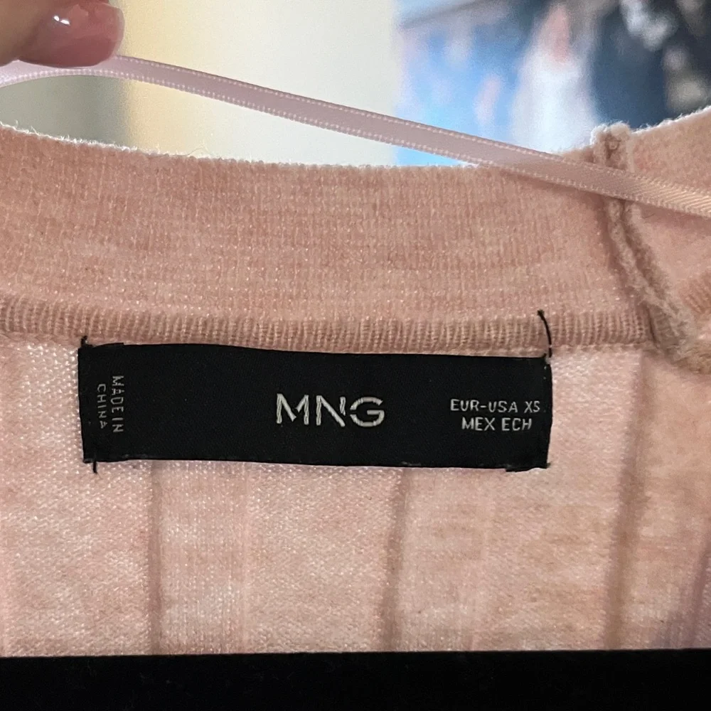 Pink Ribbed Button-Up Cardigan - Picture 3 of 3